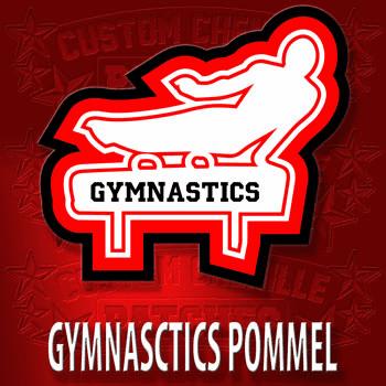Male Gymnastics Shape Patch