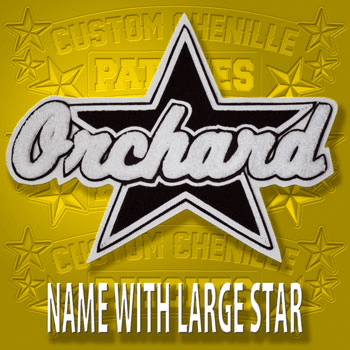 Name Patch with Large Star