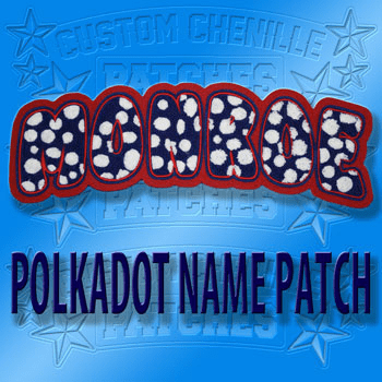 Polka Dot Name Patch
