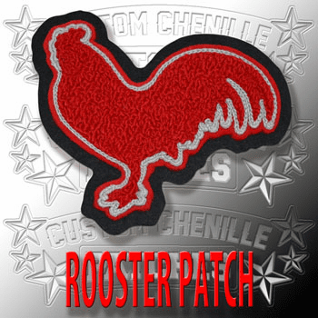 Rooster Animal Patch