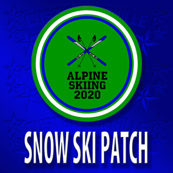 Snow Skiing Patch