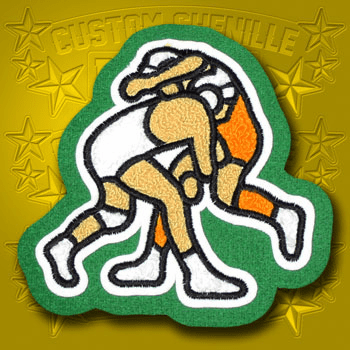 Standing Wrestlers Patch