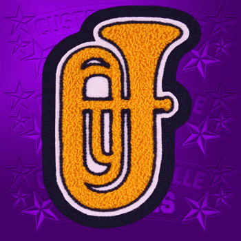 Tuba Chenille Patch