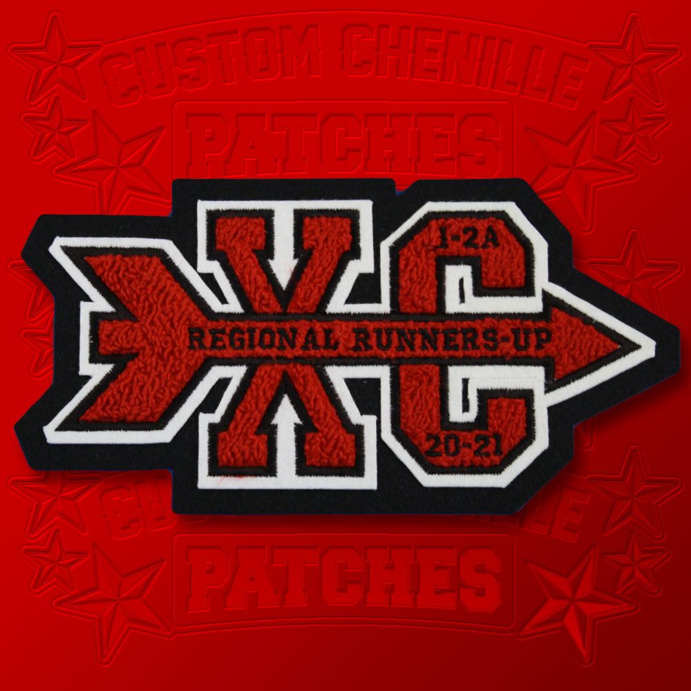 XC Cross Country Chenille and Embroidery Patch
