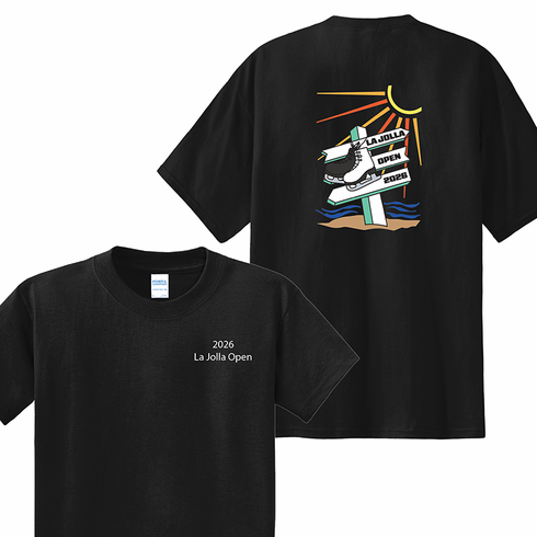 2026 La Jolla Open T-shirt <br> Black