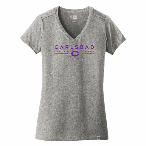 Carlsbad High School Lancer Practice Band women v-neck t-shirt