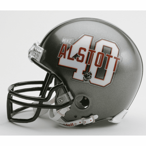 Mike Alstott Logo Bucs Mini Helmet 