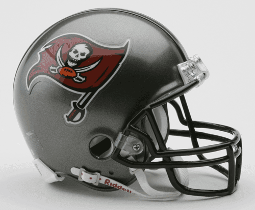 Mike Alstott Signed Buccaneers Mini Helmet