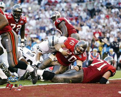 Mike Alstott Signed Bucs 16 x 20 Photo