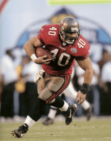 Mike Alstott Signed Bucs 8 x 10