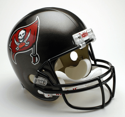 Mike Alstott Signed Bucs Full Size Replica Helmet