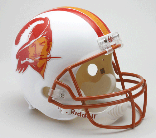 Mike Alstott Signed Bucs Old Logo Full Size Helmet
