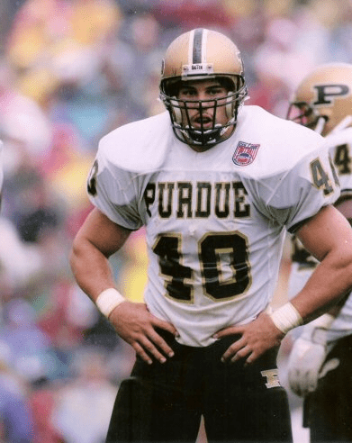 Mike Alstott Signed Purdue 8 x 10 Photo