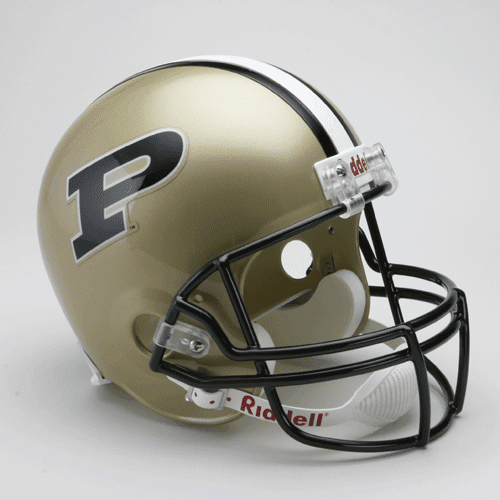 Mike Alstott Signed Purdue Full Size Helmet