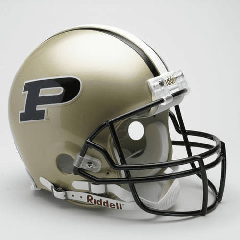 Mike Alstott Signed Purdue Pro Line Authentic Helmet