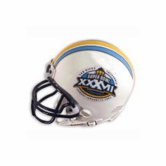 Mike Alstott Signed Super Bowl XXXVII Mini Helmet