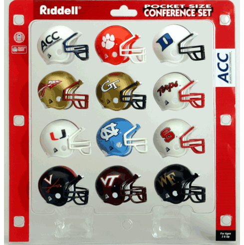 Riddell ACC College Football Pocket Pro Conference Set