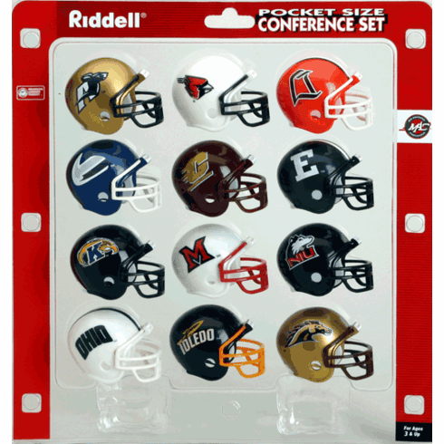 Riddell MAC College Football Pocket Pro Conference Set