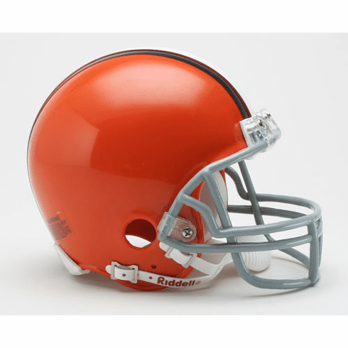 Syracse Orange Riddell Mini Football Helmet