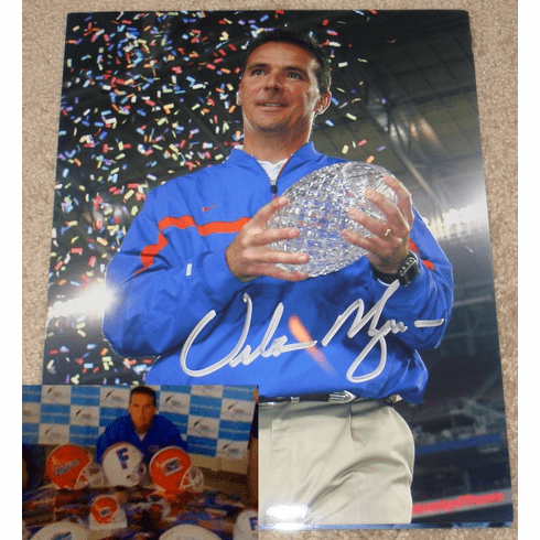 Urban Meyer Signed Florida Gators 8 x 10 Photo