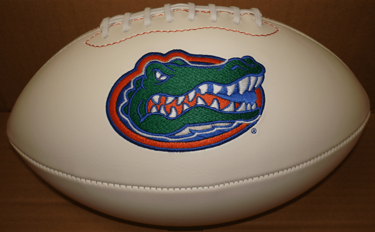 Urban Meyer Signed Florida Gators Logo Football