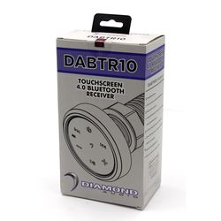 Diamond Audio DABTR10 7 Function Marine Bluetooth Receiver - Touch Screen Style Keypad