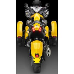 JL Audio Can-Am Spyder RS Roadster Stealthbox SB-CAN-PODS1-M770 Custom Pods Containing a Pair of M770-TCS-SG-TB for 2007-Up Can-Am Spyder RS Roadster