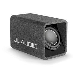 JL Audio Subwoofer Box CLS110RG-W7AE – Cassa Chiusa 25 Cm (10") Con Protezioni In Alluminio, 750 Watt RMS, 3 Ohm, Frontale Piano Lacquer Nero