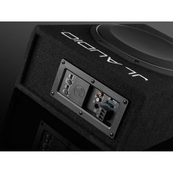 JL Audio PowerWedge+ ACS112LG-TW1 400W Amplified Subwoofer Sealed-Enclosure System with Single 12" 12TW1 Subwoofer