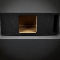 LAB PreFab 0.80 ft^3 Ported MDF Enclosure Box for Single 8" Kicker SoloBaric Square Subwoofer