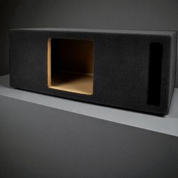 LAB PreFab 0.80 ft^3 Ported MDF Enclosure Box for Single 8" Kicker SoloBaric Square Subwoofer