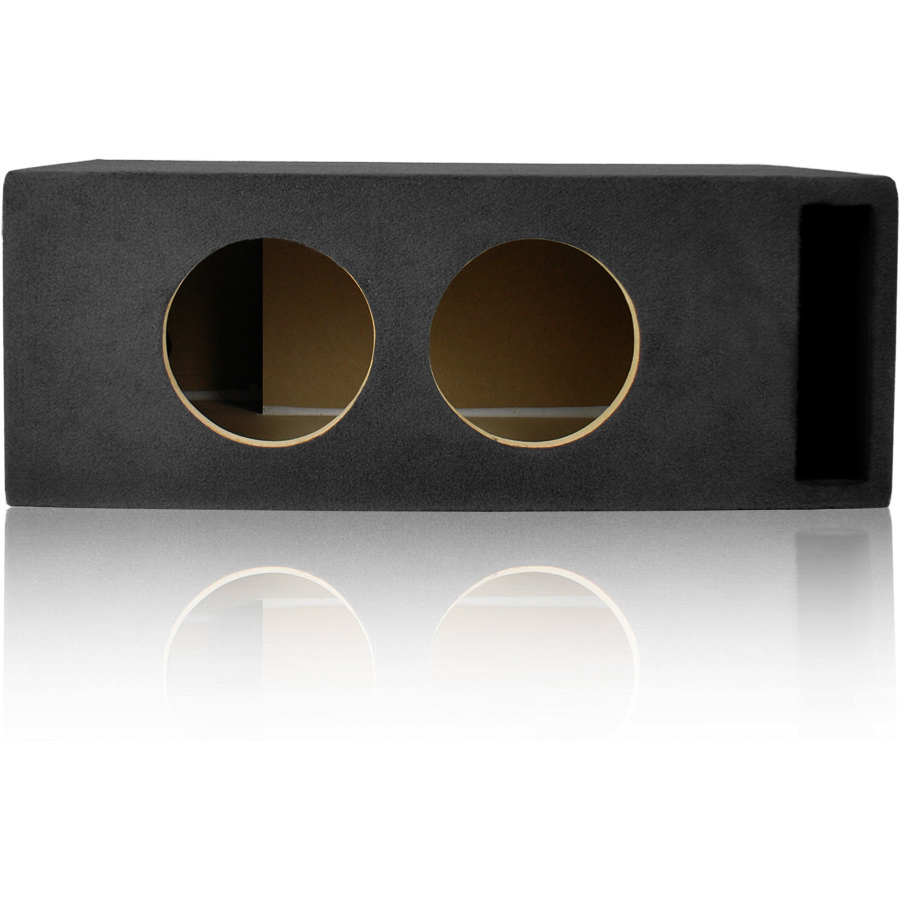 LAB PreFab™ 1.50 ft^3 Ported MDF Enclosure Box for Dual 8" Round Car