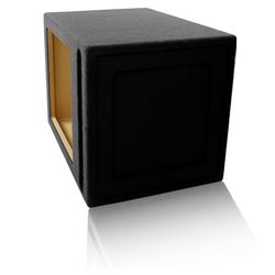 LAB PreFab 1.90 ft^3 Ported MDF Enclosure Box for Single 15" Kicker SoloBaric Square Subwoofer