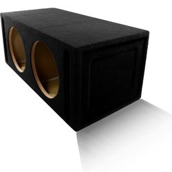LAB PreFab 2.44 ft^3 Ported MDF Enclosure Box for Dual 12" Round Car Subwoofers