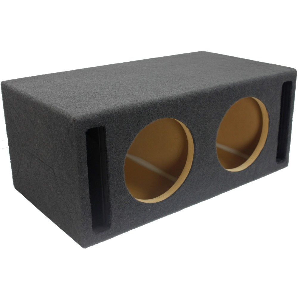 LAB PreFab™ 0.86 ft^3 Ported MDF Enclosure Box for Dual 8" Round Car