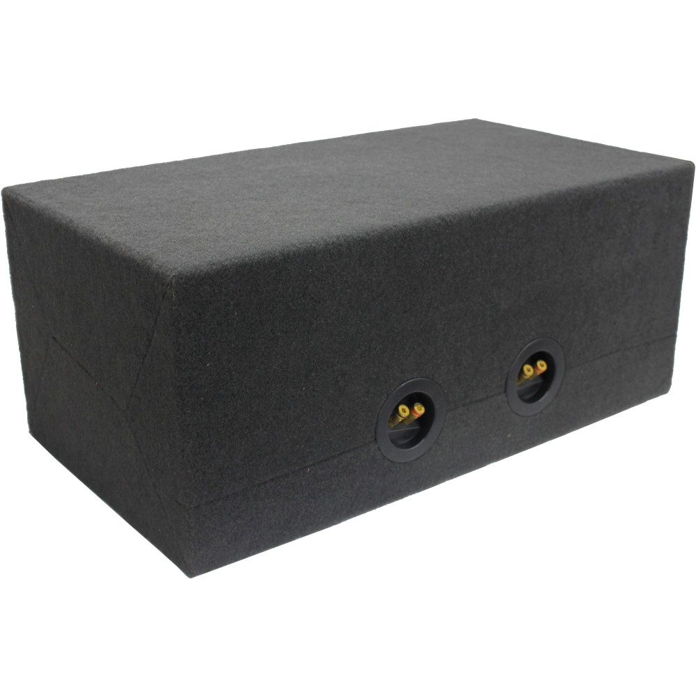 LAB PreFab™ 1.06 ft^3 Ported MDF Enclosure Box for Dual 8" Round Car