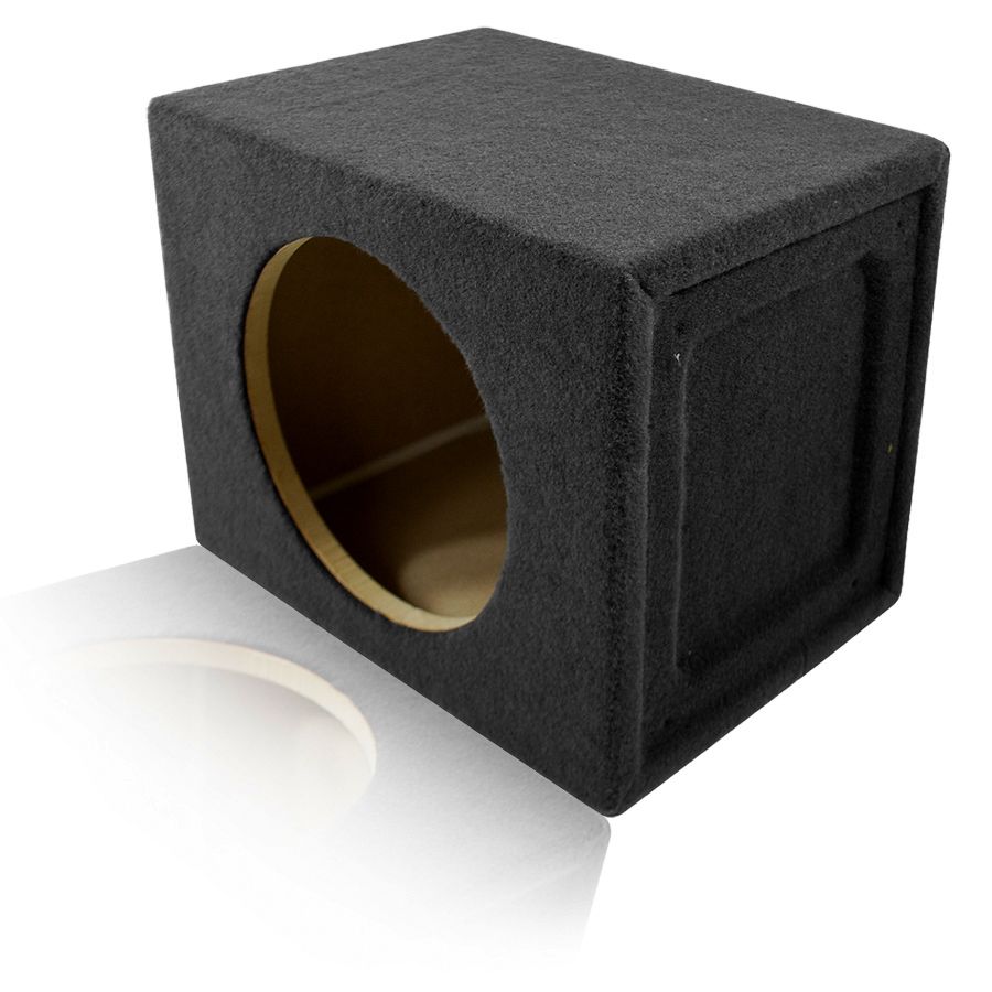 LAB PreFab™ 0.87 ft^3 Sealed MDF Enclosure Box for Single 10" Round Car