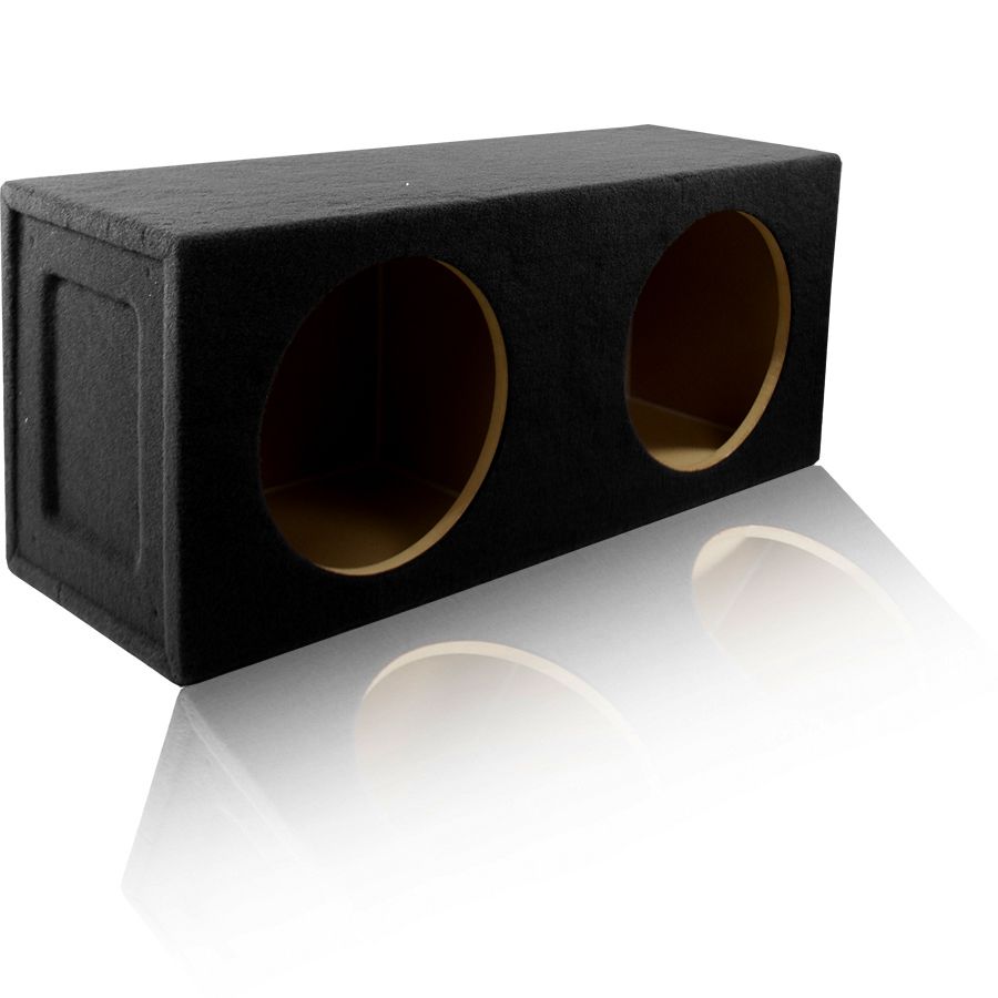 LAB PreFab™ 2.24 ft^3 Sealed MDF Enclosure Box for Dual 12" Round Car