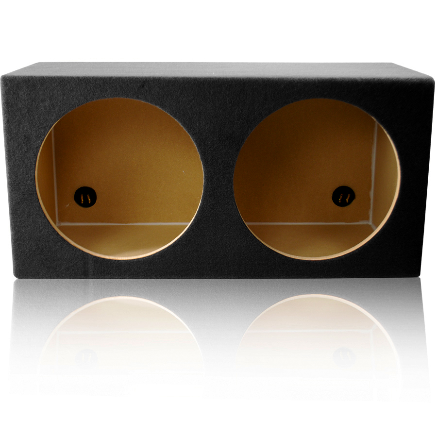 LAB PreFab™ 3.44 ft^3 Sealed MDF Enclosure Box for Dual 15" Round Car