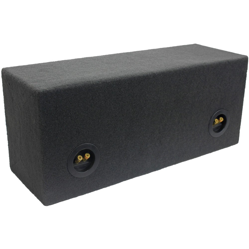 LAB PreFab™ 1.24 ft^3 Sealed MDF Enclosure Box for Dual 8" Round Car