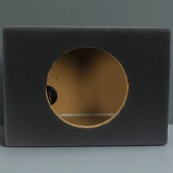 LAB PreFab� 0.45 ft^3 Sealed MDF Enclosure Box for Single 8" Round Car Subwoofer