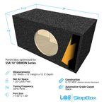 LAB SlapBox 1.20 ft^3 Ported MDF Enclosure for Single SSA DEMON 10 Subwoofer