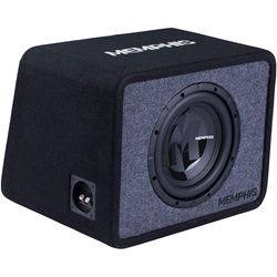Memphis Audio PRXE10S2 10" 250W RMS Power Reference Series 2-Ohm Single Loaded Enclosure