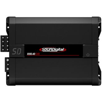SounDigital 1200.4D EVO Evo Line-Series 1200W 4-Ohm 4-Channel