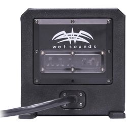 Wet Sounds Stealth AS-6 250 W Stealth Series Single 6.5" Sealed Subwoofer Enclosure w/ Built-In Class D Amplifier