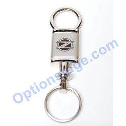 Nissan (Z Logo) Valet Detachable Ring Official Keychain Key Fob - click to enlarge" name="primaryimage