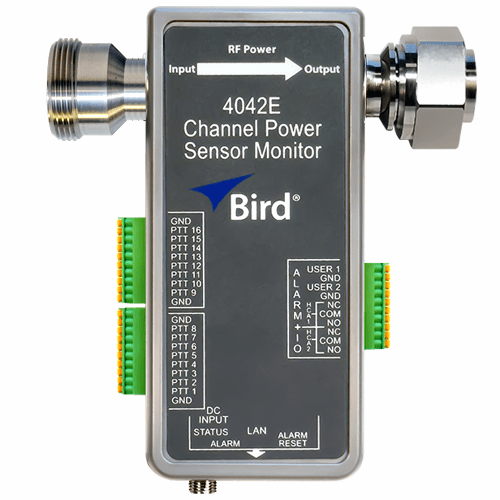 4042E-1-430513-0506, PTT Channel Power Sensor Monitor, Ethernet 7/16 DIN(F) - 7/16 DIN(M)