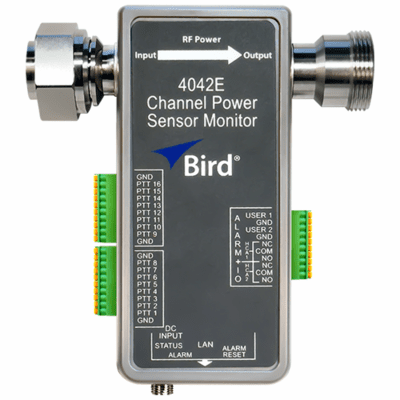 4042E-1-430513-0605, PTT Channel Power Sensor Monitor, Ethernet 7/16 DIN(M) - 7/16 DIN(F)