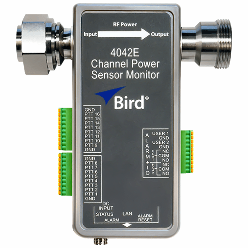 4042E-1-430513-0605, PTT Channel Power Sensor Monitor, Ethernet 7/16 DIN(M) - 7/16 DIN(F)