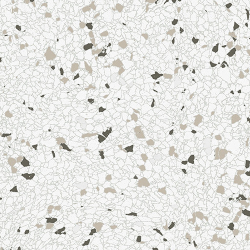 American Biltrite Texas Granite White Taupe 12"